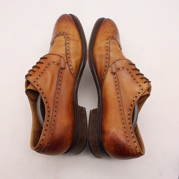 Magnanni Men\'s Size 13 M Wingtip Oxford Brown Leather Lace-Up Dress Shoes main image 7